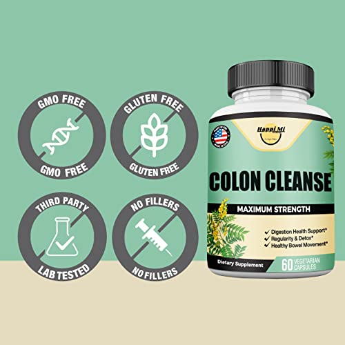 Happi Mi Nutrition Colon Cleanse, Colon Detox, All Natural Herbal Formula, Support Healthy Happi Mi Nutrition buy supplements canada