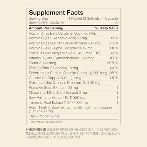 VEGAMOUR GRO+ Advanced Hair Growth Vitamin Supplements - Boosts Hair Growth & Density - 30 Pill Packs/Box VEGAMOUR buy supplements canada