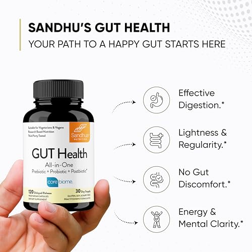Sandhu's Gut Health - Prebiotic, Probiotic, Postbiotic & L-Glutamine – Digestive Health Sandhu's buy supplements canada