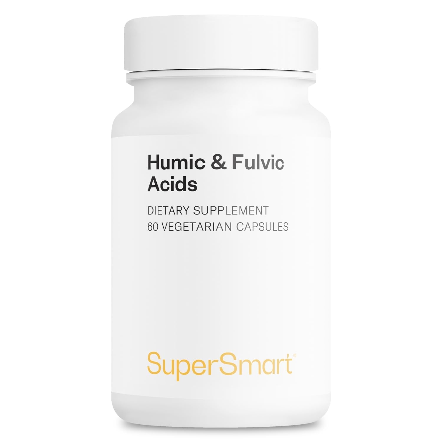 Supersmart - Humic and Fulvic Acid Supplement 300mg per Day (Patented & High Strength) - Fulvic Humic Mineral Blend | Non-GMO & Gluten Free - 60 Vegetarian Capsules Supersmart buy supplements canada