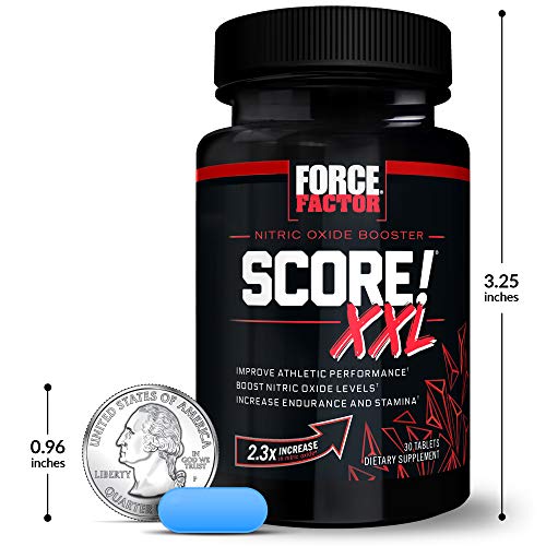 FORCE FACTOR Score! XXL, 3-Pack, Nitric Oxide Booster Supplement for Men with L Force Factor buy supplements canada