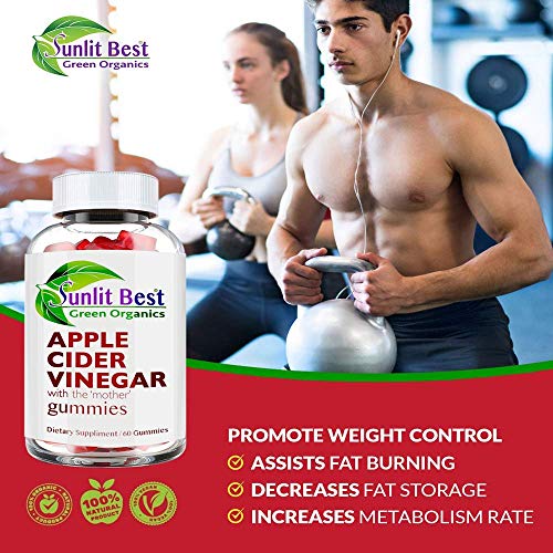 Apple Cider Vinegar Gummies Vitamins with The Mother, Delicious Immunity, Gluten Free Sunlit Best Green Organics buy supplements canada