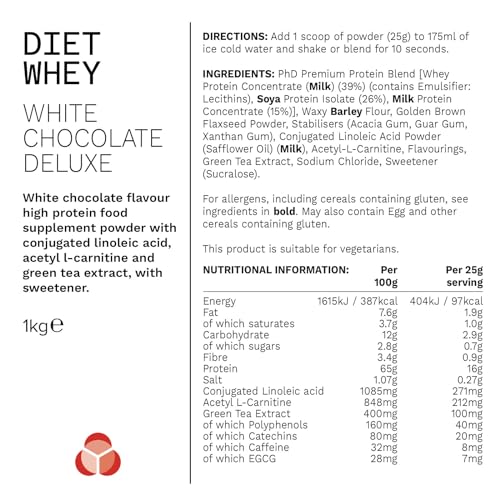 PhD Nutrition Diet Whey Low Calorie Protein Powder, Low Carb, High Protein Lean Matrix PhD buy supplements canada