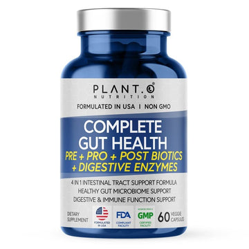 4-in-1 Prebiotic Probiotic & Postbiotic for Women & Men, Complete Gut & Digestive Support PLANT.O NUTRITION buy supplements canada
