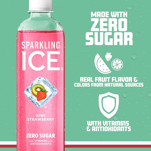 Sparkling Ice, Kiwi Strawberry Sparkling Water, Zero Sugar Flavored Water, with Antioxidant Sparkling ICE buy supplements canada