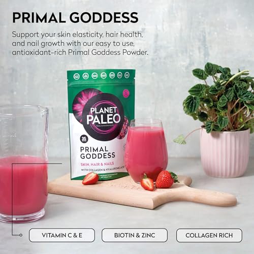 Planet Paleo Primal Goddess -Pure Collagen with Hyaluronic Acid and Zinc (210g, 35 Servings) Planet Paleo buy supplements canada