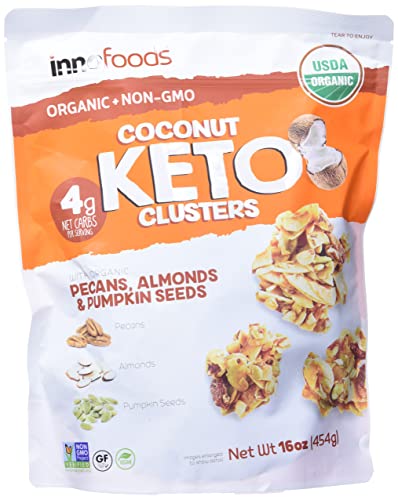 Inno Foods Organic Coconut Keto Cluster (Net Wt 16 Ounce ) Inno Foods buy supplements canada