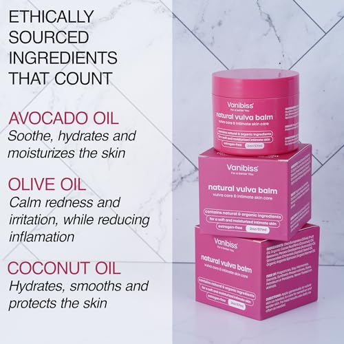 Vanibiss Natural Vulva Balm - Vulva Cream & Tender Skin Care -Topical Vulvar Moisturizer Vanibiss buy supplements canada