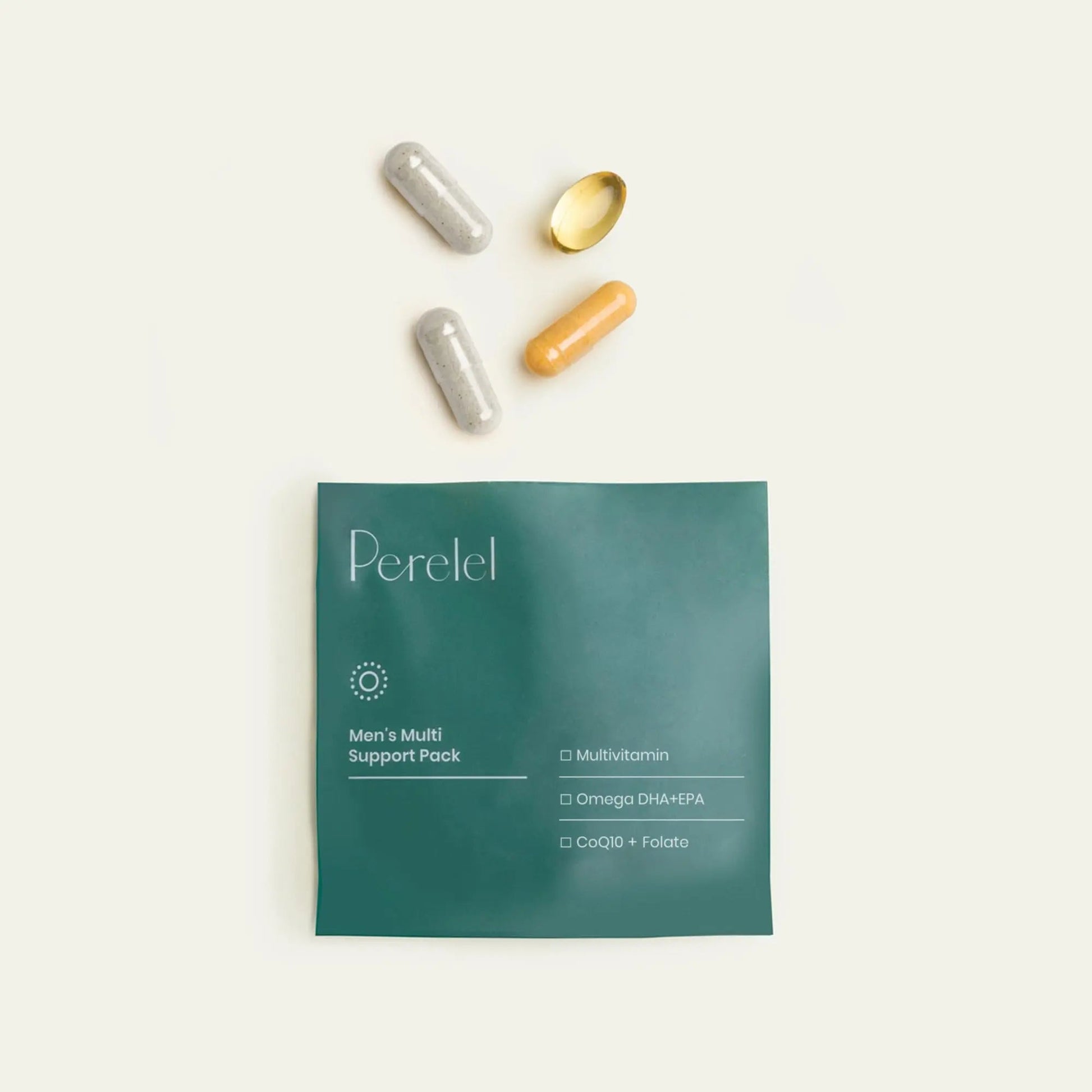 Perelel Men’s Multi Support Pack, Daily Multivitamin with Magnesium, Omega 3, CoQ10 & Folate, Nutritional Support Perelel buy supplements canada