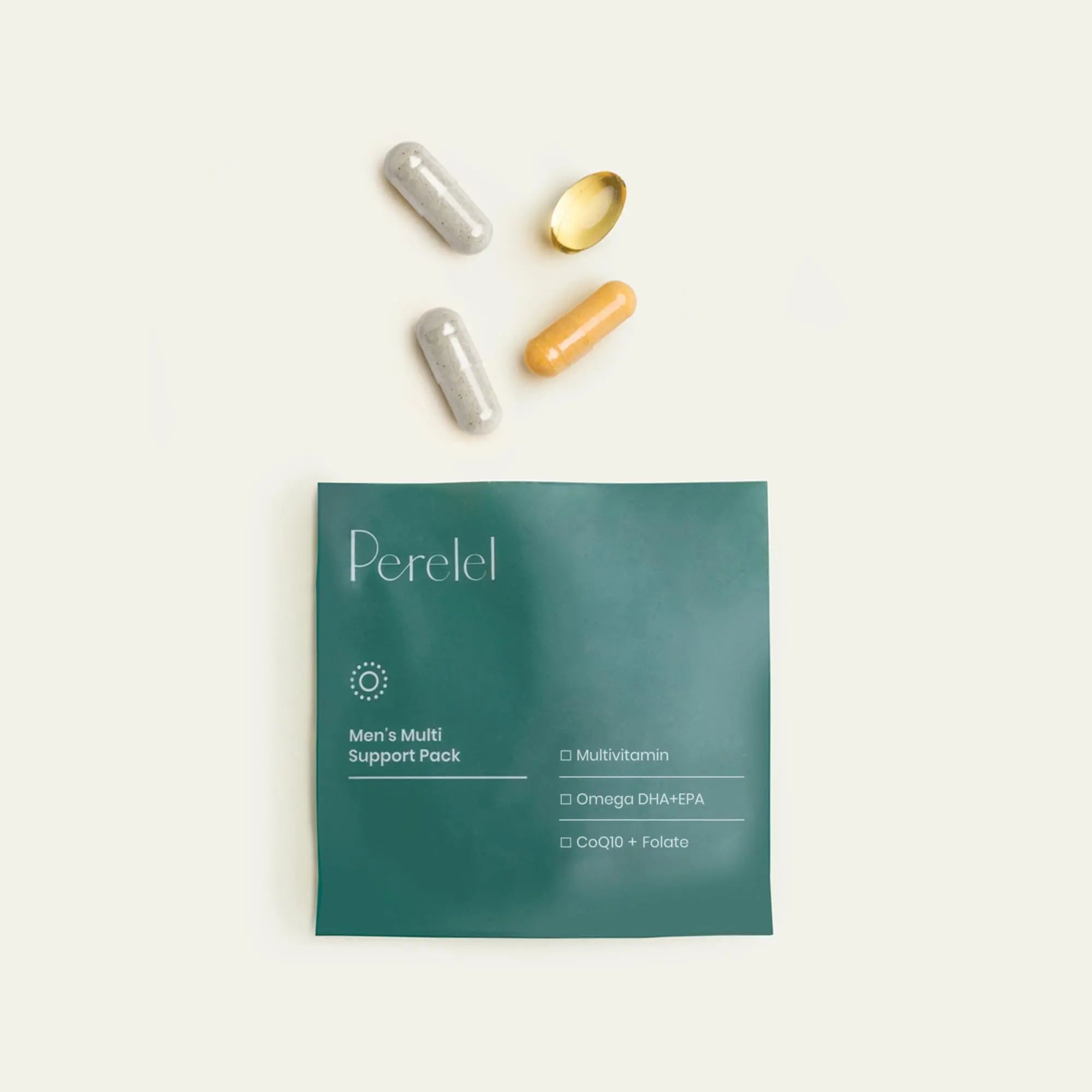 Perelel Men’s Multi Support Pack, Daily Multivitamin with Magnesium, Omega 3, CoQ10 & Folate, Nutritional Support Perelel buy supplements canada