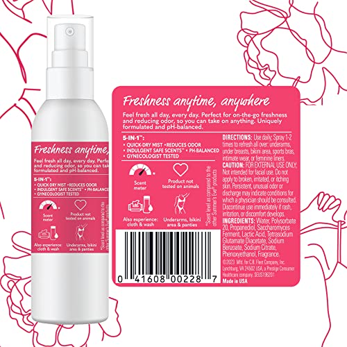 Summer's Eve Refresher Mist, Feminine Spray Reduces Odor, Blissful Escape, Body Spray for Women Summer's Eve buy supplements canada