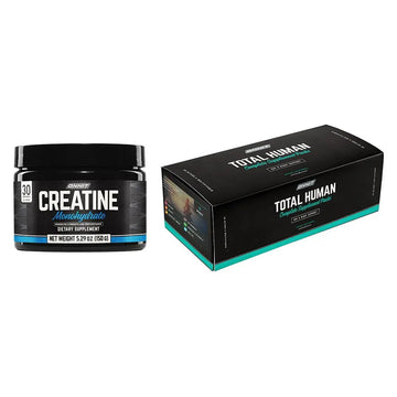 ONNIT Total Wellness & Performance Bundle: Total Human Multivitamin Packs (30-Day Supply) + Creatine Monohydrate Powder (30 Servings) ONNIT buy supplements canada