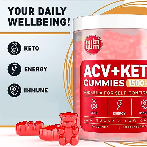 nutriyum ACV Keto Gummies 1500 mg - Low Carb Low Sugar Apple Cider Vinegar Gummies nutriyum buy supplements canada