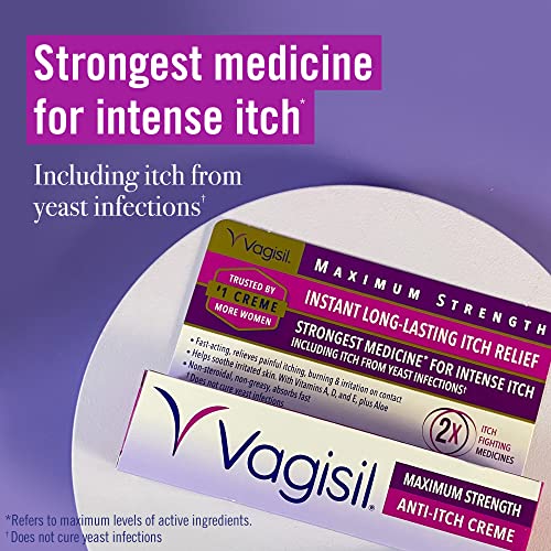 Vagisil Maximum Strength Feminine Anti-Itch Cream with Benzocaine for Women Vagisil buy supplements canada