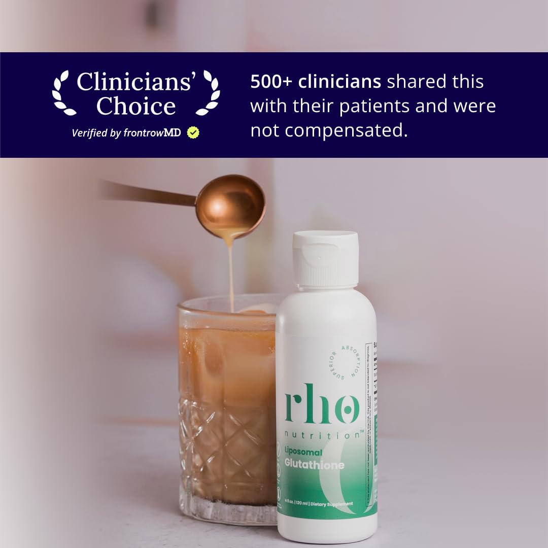 Rho Nutrition Liposomal Glutathione - Ultra High Absorption Liquid Glutathione Supplement - Supports Natural Detoxification, Immune System, Skin Health Rho Nutrition buy supplements canada