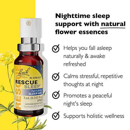Day & Night Bundle, Bach RESCUE REMEDY Spray, Natural Stress Relief [and] RESCUE SLEEP Spray RESCUE buy supplements canada