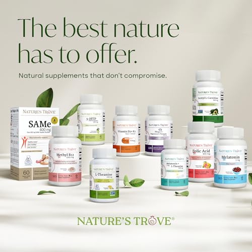 Nature's Trove L-Theanine 200mg 120 Vegetarian Capsules Nature's Trove buy supplements canada