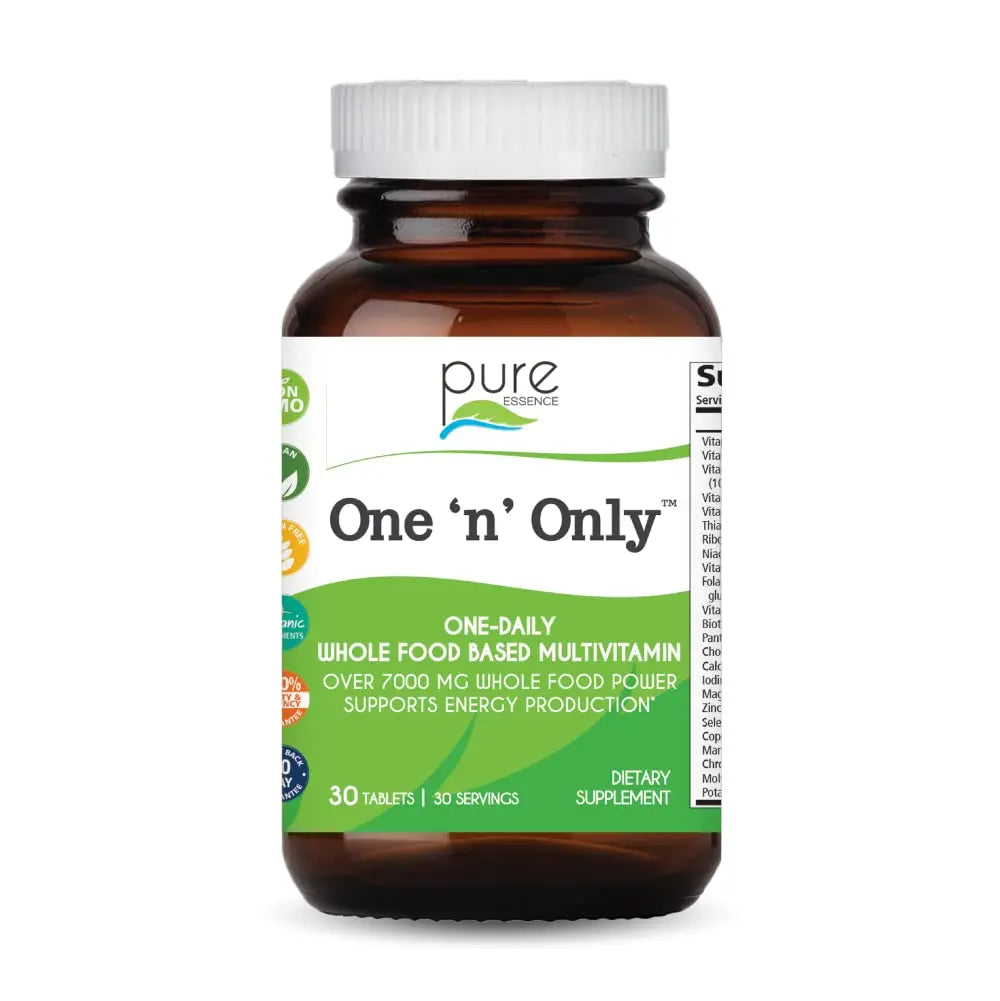 One n Only Whole Food Multivitamin by Pure Essence - Super Energetic Once a Day with Superfoods, Minerals, Enzymes PURE ESSENCE LABS buy supplements canada