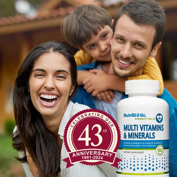 NutriBiotic – Multi Vitamins & Minerals, 180 Ct Capsules (Formerly Hypoallergenic Multiple) | 72 Pure Trace Elements in a Base of Chlorella | Pharmaceutical-Grade & Highly Absorbable | Gluten Free NutriBiotic buy supplements canada