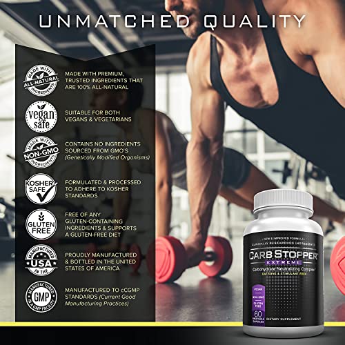 Carb Stopper Extreme: Maximum Strength, Natural Carbohydrate and Starch Neutralizer Carb Stopper Extreme buy supplements canada