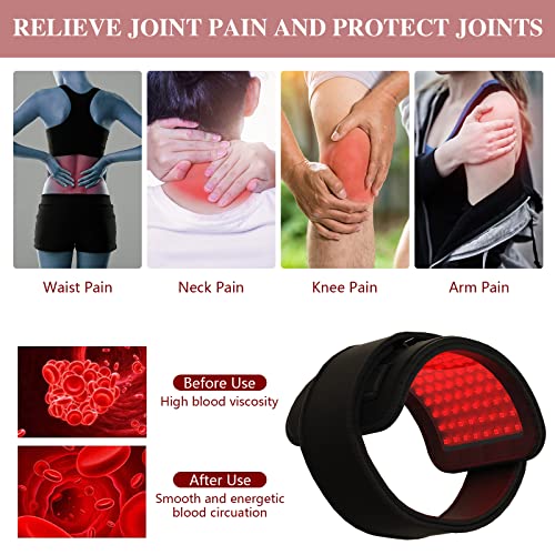 Red Light Therapy Belt, Infrared Light Therapy Wrap Red Light Therapy Device for Body, Pain Relief Jitesy buy supplements canada