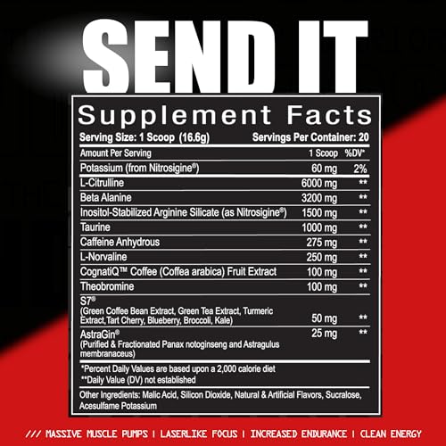 UXO Send IT Preworkout (Blue Hawaiian Flavor) UXO Supplements buy supplements canada