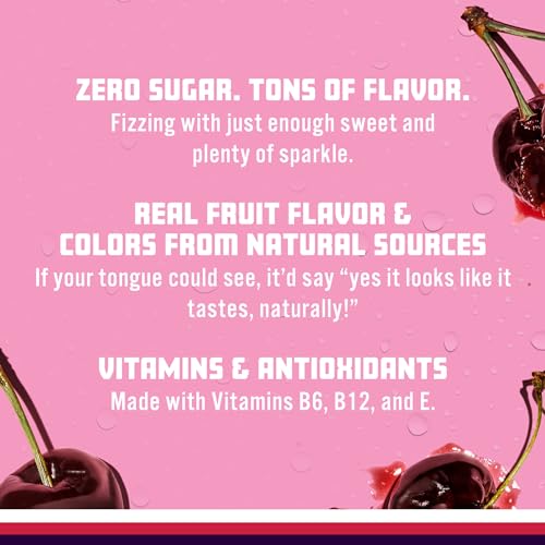 Sparkling Ice, Black Cherry Sparkling Water, Zero Sugar Flavored Water, with Vitamins Sparkling ICE buy supplements canada