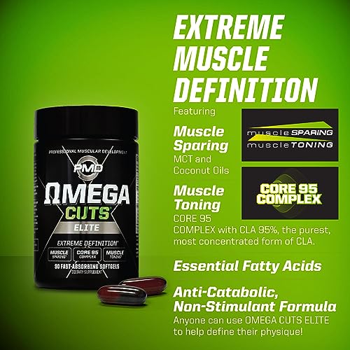 PMD Sports Omega Cuts Elite Fat Loss-Muscle Defining Formula - Omega Fatty Acids PMD buy supplements canada