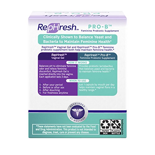 NEW RepHresh Pro-B Feminine Probiotic Supplement Non- Dairy Formula/Vegetarian Capsule, 28ct Rephresh buy supplements canada