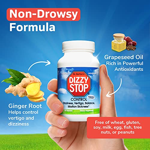 Dizzy Stop Dr. Barton’s All-Natural Vertigo Comfort, Inner Ear Balance Supp Dizzy Stop buy supplements canada