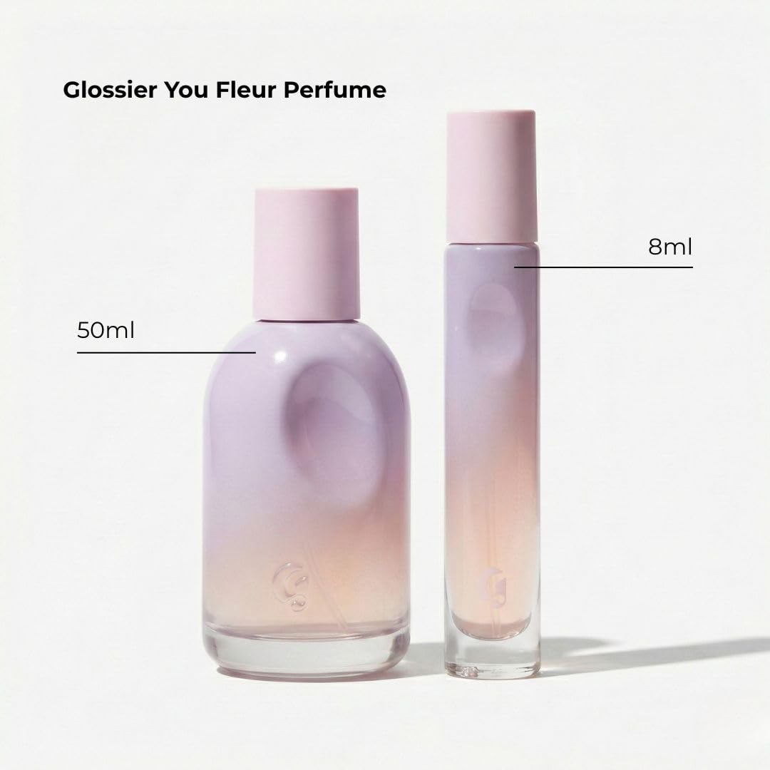 Glossier You Fleur Duo Perfume Gift Set: Fresh Floral Eau de Parfum with Ylang-Ylang, Apricot Skin & Ambrox Notes Glossier buy supplements canada