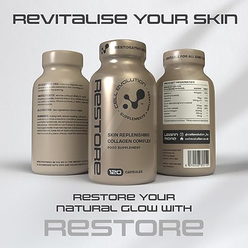 Cell Evolution Restore, Restorative Pure Marine Collagen 1600mg Capsules, Marine Collagen CELL EVOLUTION buy supplements canada