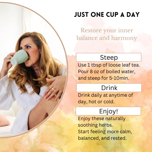 Menopause Tea for Cooling, Hormonal Balance, Relief from Hot Flashes, Night Sweats PCOS Herbal Tea buy supplements canada