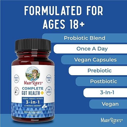 MaryRuth's 3-in-1 Probiotics for Complete Gut Health | Gut Health Supplement for Women MaryRuth Organics buy supplements canada