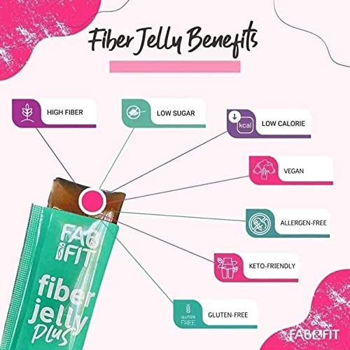 Fab and Fit Fiber Jelly Plus Melon, 10 Sachets Fab Fit buy supplements canada