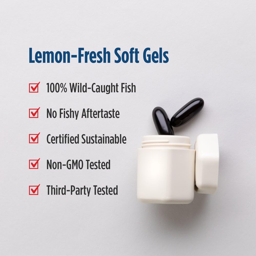 Nordic Naturals Ultimate Omega + CoQ10, Lemon - 90 Soft Gels - 1280 mg Omega-3 + 100 mg CoQ10 - Heart Health, Cellular Energy, Antioxidant Support - Non-GMO - 45 Servings Nordic Naturals buy supplements canada