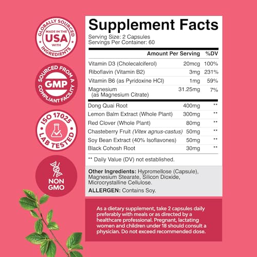 Complete Herbal Menopause Supplement for Women - Multibenefit Menopause Relief Hormone Natures Craft buy supplements canada