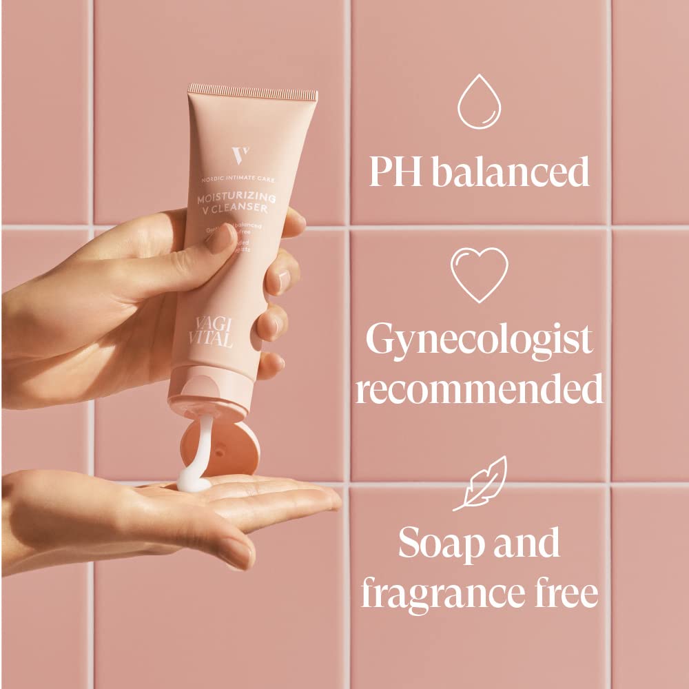 VagiVital V-Cleanser Moisturizing Daily Feminine Wash for Intimate Area, Soap-Free, Fragrance Free VagiVital buy supplements canada