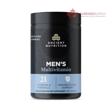 Ancient Nutrition Multivitamin for Men, Multi Men's, Methylated Vitamin D, C, E, B12, Zinc, Magnesium, Supports Healthy Immune System and Bone Health, 90 Ct Ancient Nutrition buy supplements canada