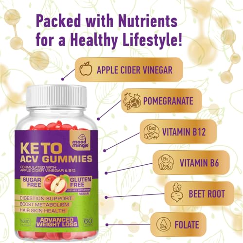 Keto Acv Gummies for Advanced Weight Loss & Belly Fat Burn - Pro Active Super Apple Cider Mood Mingle buy supplements canada