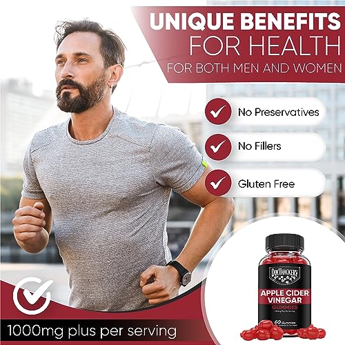 Doc Thackery Apple Cider Vinegar Gummies 1000mg Plus Per Serving, from The Mother Doc Thackery buy supplements canada