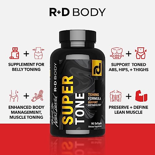 R+D Body Super Tone - Extreme CLA Supplement for Muscle Preservation, Enhanced Body R+D Body buy supplements canada