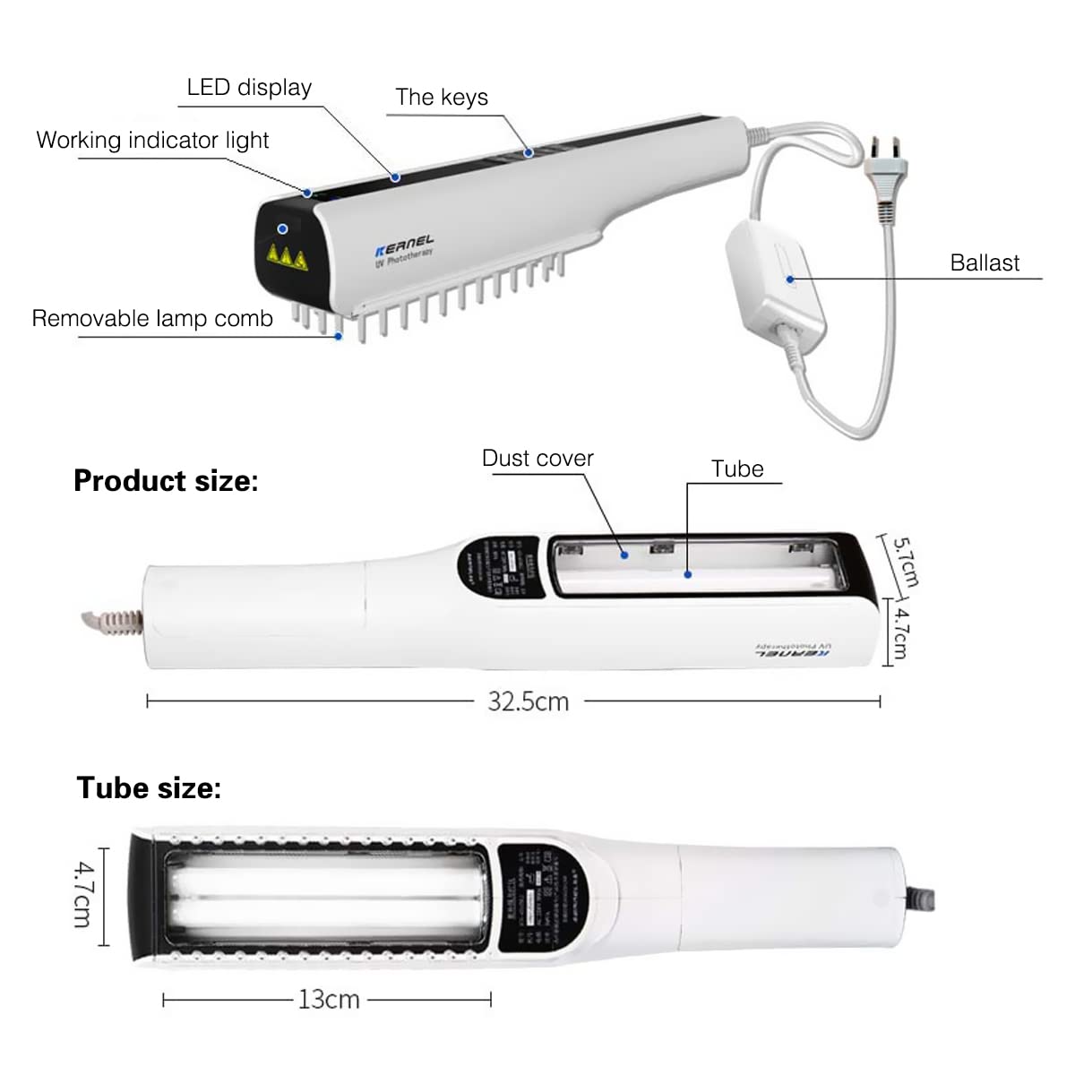 AUSPA UV Phototherapy Lamp Light Home Use Portable AUSPA buy supplements canada
