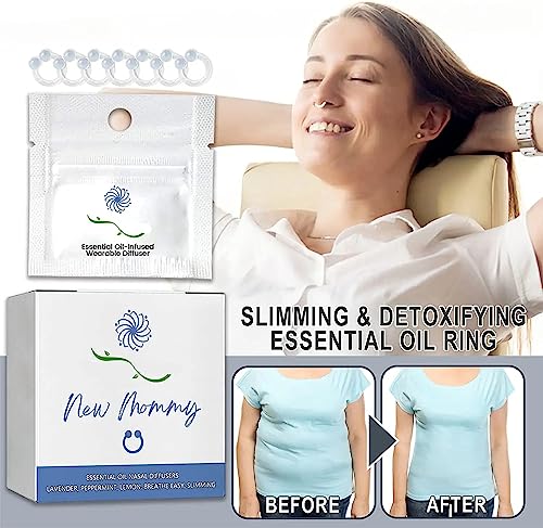 14Pcs Superslim S_limming & Detoxifying Essential Oil Ring, Firming Essential Oil Ring Heath Secret buy supplements canada