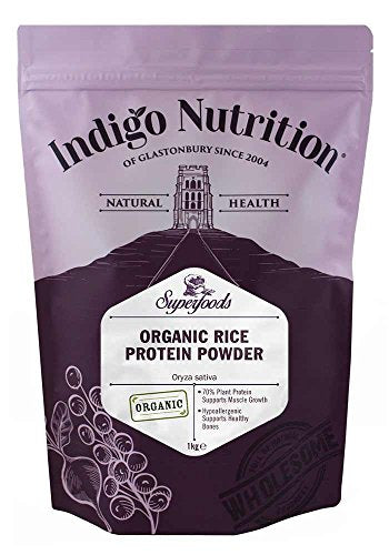 Indigo Herbs Organic Rice Protein Powder 1kg Indigo Herbs buy supplements canada