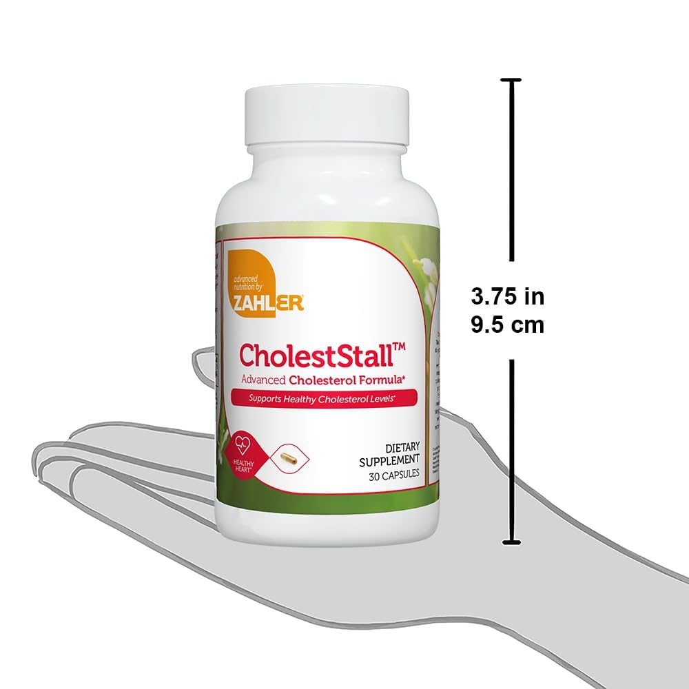 Zahler CholestStall, Cholesterol Support Supplement, Helps Maintain LDL, Certified Kosher, 30 Capsules Zahler buy supplements canada