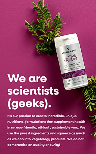 Vegetology Energy Supplements – Iron, Vitamin C & B2, B12, Folate & More – Vitamin Supple VEGETOLOGY buy supplements canada