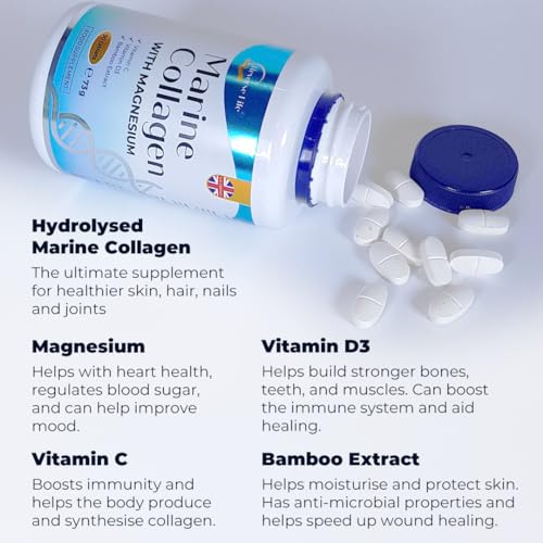 Reverse Life Powerful Marine Collagen Tablets 1800mg with Vitamin C & Vitamin D3 + Magnesium Reverse Life buy supplements canada