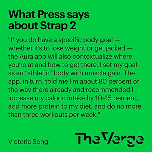 AURA Strap 2 Compatible w Apple Watch – for Body Fat, BMI & Weight Loss - Body Composion AURA Strap buy supplements canada